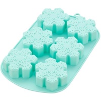 Stampo per fiocchi di neve in silicone da 27,5 x 17,5 cm - Wilton - 6 cavità