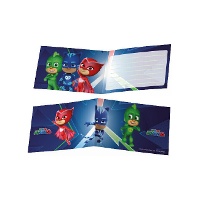 Invitazioni di PJ Masks - 6 unità