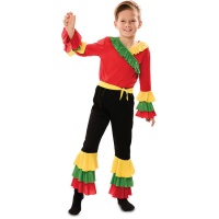 Costume da rumbero rosso per bambini