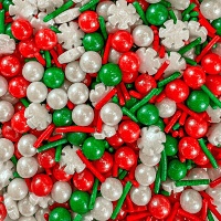 Granella colorata natalizia da 90 gr - Azucren