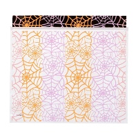 Sacchetti per dolcetti con motivo ragnatela 18 x 16,5 cm - 20 pezzi