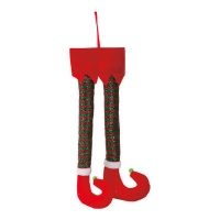 Ornamento decorativo a forma di gamba di elfo