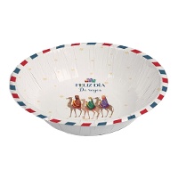 Ciotole dei Re Magi bianche da 17,5 cm - 6 pezzi