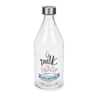 1000 ml Bottiglia per latte con tappo in acciaio