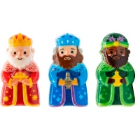 Figure 2D dei Re Magi per Roscón de Reyes, 3-3,2 cm - Dekora - 100 pezzi