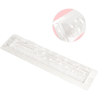 Stampo in plastica per torrone e cioccolato di 25 x 3,5 cm effetto pietra