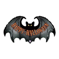 Palloncino pipistrello Happy Halloween da 1,07 m - Grabo