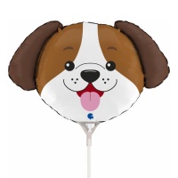 Palloncino testa di cane 29 x 19 cm - 10 unità - Grabo