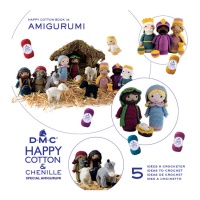 Libro di cartamodelli per il presepe di Happy Cotton - DMC