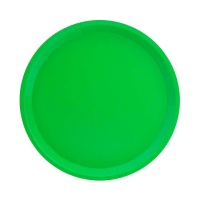 Piatti verdi biodegradabili da 20,5 cm - 10 unità