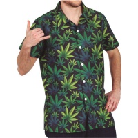 Camicia da uomo in costume da marijuana