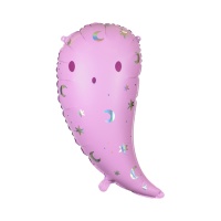 Palloncino fantasma rosa da 41 x 70 cm - PartyDeco
