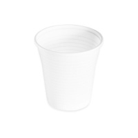 Bicchieri di plastica bianchi da 166 ml - 100 pz.