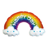 Pallone arcobaleno Happy day 99 x 35 cm
