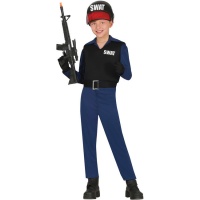 Costume da poliziotto dei servizi speciali Swat per bambini