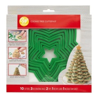 Kit albero di Natale - Wilton - 15 pezzi.