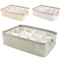 Organizzatore di biancheria intima 9 x 26 x 10 cm Casa - 12 scomparti - 1 pz.