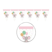 Pennant Elephant Baby Girl