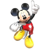 Palloncino a forma di Topolino 82 x 49 cm