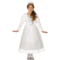 Costume da principessa bianca per ragazze