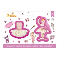 Tagliapasta ballerina e tutù - Decora - 2 unità