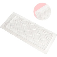 Stampo in plastica per torrone e cioccolato di 20 x 8 cm a rombi