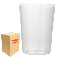 Bicchieri di plastica trasparenti larghi 600 ml - 240 pz.