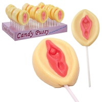 Lecca-lecca a forma di vagina 42 gr - Candy Pussy - 1 pz.