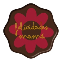Figura di cioccolato fondente Felicidades Mama - Dekora - 54 unità