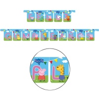 Peppa Pig ghirlanda di buon compleanno 2,1 m