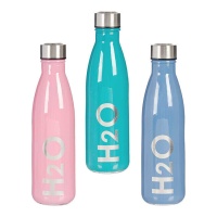 Bottiglia assortita da 650 ml in vetro e plastica - Vivalto - 1 pz.
