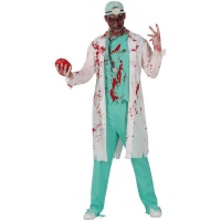 Costume medico zombie da adulto