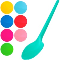 Cucchiai di 12,5 cm in plastica colorata - 25 pezzi