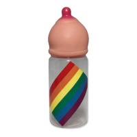 Gay Pride 750ml bottiglia con tettarella