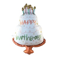 Palloncino Happy Birthday Cake 80 cm