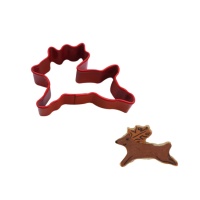 Taglierina per mini renne di Babbo Natale 5 x 3 cm - Creative Party