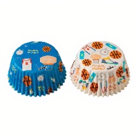 Pirottini per cupcake a tema Basket - Decora - 36 pezzi