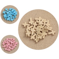 Figure di legno di croci di 2,3 cm - 24 unità