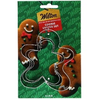Tagliabiscotti a Forma di Omino di Pan di Zenzero - Wilton - 3 Pezzi
