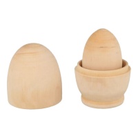 Uovo di bambola russa in legno - Artemio - 5 unità
