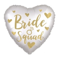 Palloncino a forma di cuore da 45 cm Bride Squad - Anagramma