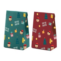 Busta regalo di 14 x 11,5 x 6,7 cm di Tió de Nadal - 4 unità