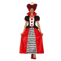 Costume lungo regina di cuori da donna