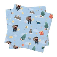 Tovaglioli di Olentzero 16,5 x 16,5 cm - 20 unità