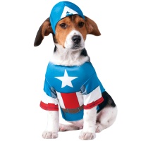 Costume da Capitan America per animali domestici