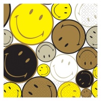 Tovaglioli Smiley Movement 16,5 x 16,5 cm - 16 pezzi.