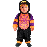 Costume da ragno nero e arancione per bambini