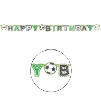 Ghirlanda auguri di calcio - 2,02 m