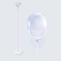 Centrotavola di palloncini bianchi da 40 cm