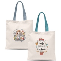 Borsa in tela Profe rocker con cerniera - 1 pz.